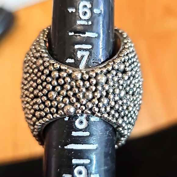 Echo Of The Dreamer Sterling Silver BRUTILIST Jasper Ring - Picture 7 of 8